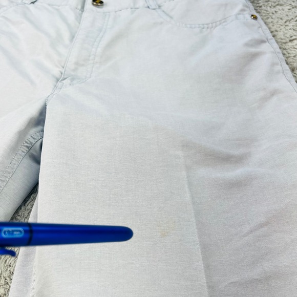 BMW Golf Pants Mens 34 Travel Casual Pants Light Blue Button Fly Straight Fit - Picture 9 of 13